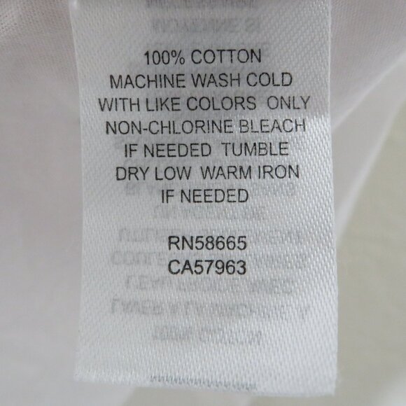 Public‎ Opinion* Men's Short Sleeve Button Down Curved Hem Pocket Shirt~ Medium - Picture 4 of 10